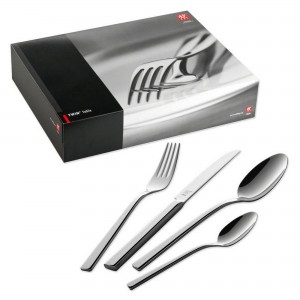 Faqueiro Zwilling Dinner 68 Peças de Aço Inox Alto Brilho