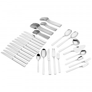 Faqueiro Zwilling Dinner 68 Peças de Aço Inox Alto Brilho