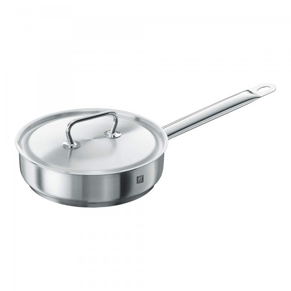 Frigideira Zwilling Twin Classic 24cm com Tampa de Aço Inox com Tecnologia Sigma