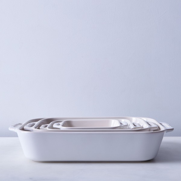 Travessa Retangular Branca 20x16cm Staub Ceramic