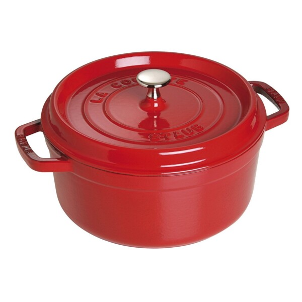 Caçarola Redonda 18cm Cereja Staub La Cocotte de Ferro Fundido