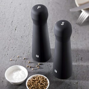 Moedor de Sal Zwilling Preto Spices 19cm