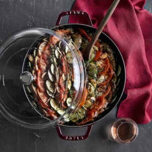 Tampa Staub 28cm de Vidro Borosilicato Temperado