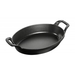 Travessa Oval Preta 37cm Staub Specialties de Ferro Fundido