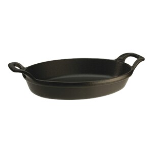 Travessa Oval Preta 37cm Staub Specialties de Ferro Fundido