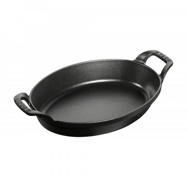 Travessa Oval Preta 21cm Staub Specialties de Ferro Fundido