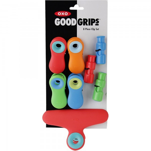Clipes Magnéticos Oxo Good Grips 8 Peças Coloridas