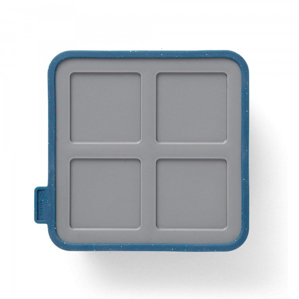 Forma de Gelo Rabbit King Cube 4 Cubos de Silicone Azul