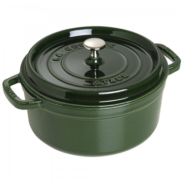 Caçarola Redonda 22cm Verde Basil Staub La Cocotte de Ferro Fundido