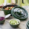 Caçarola Redonda 22cm Verde Basil Staub La Cocotte de Ferro Fundido