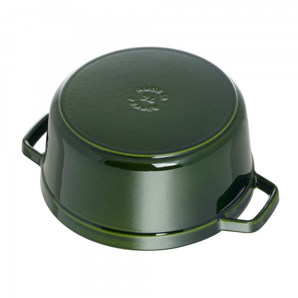 Caçarola Redonda 22cm Verde Basil Staub La Cocotte de Ferro Fundido