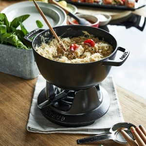 Conjunto para Fondue 20cm Preto Staub Specialties de Ferro Fundido