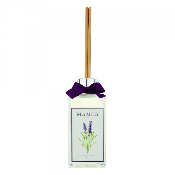 Difusor Lavanda Mameg 250ml com Varetas Perfumadoras