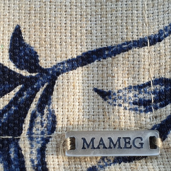 Guardanapo Linen Garden Marinho Mameg 40x40cm