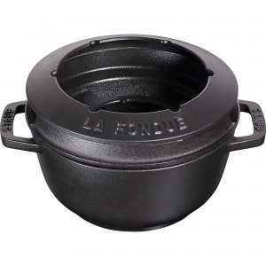 Conjunto para Fondue 18cm Preto Staub Specialties de Ferro Fundido