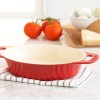 Travessa Oval Cereja 23cm Staub Ceramic