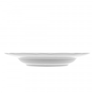 Prato Fundo Wolff Edirne Branca 23cm de Porcelana