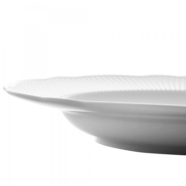 Prato Fundo Wolff Edirne Branca 23cm de Porcelana