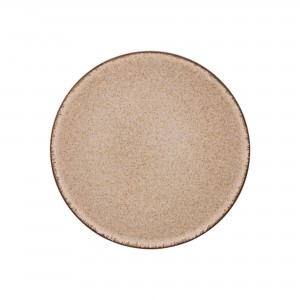Prato Raso Wolff Reactive Canela 27cm de Porcelana