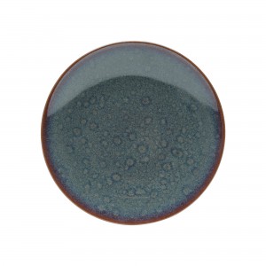 Prato de Sobremesa Wolff Reactive Glaze 22cm 6 Peças de Porcelana