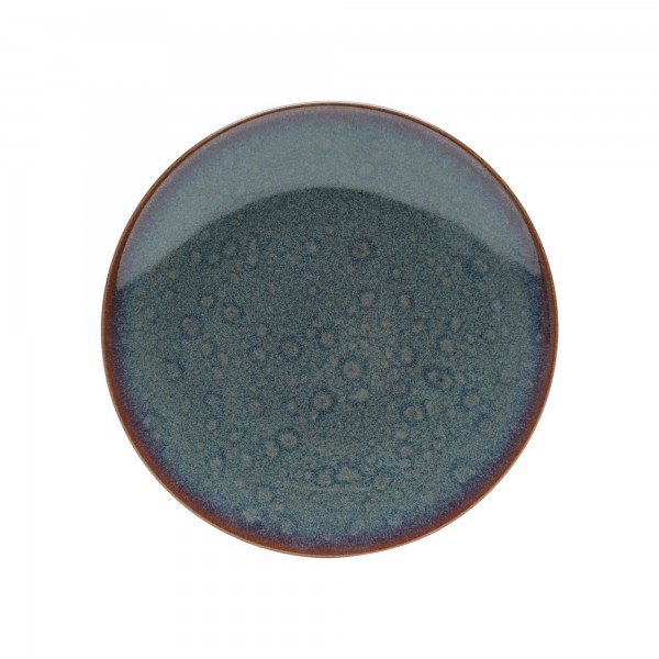 Prato de Sobremesa Wolff Reactive Glaze 22cm 6 Peças de Porcelana
