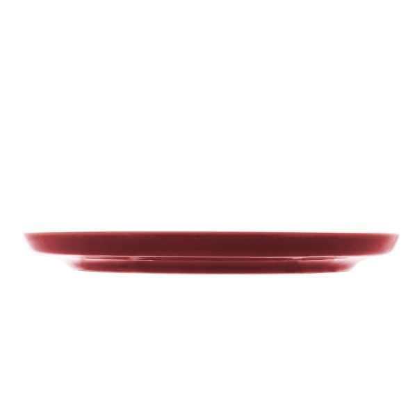 Prato de Sobremesa Wolff Vadim Vermelho 21cm de Cerâmica