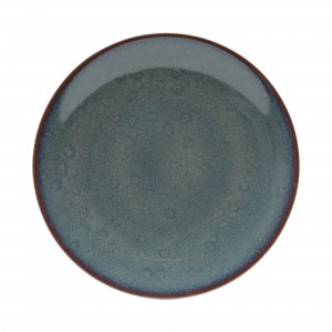 Prato Raso Wolff Reactive Glaze 28cm 6 Peças de Porcelana