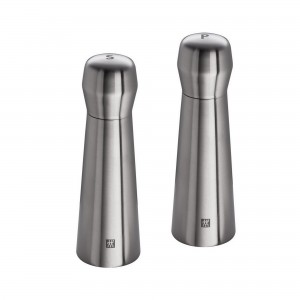 Combo Moedores de Sal e Pimenta Zwilling Spices de Inox 2 Peças