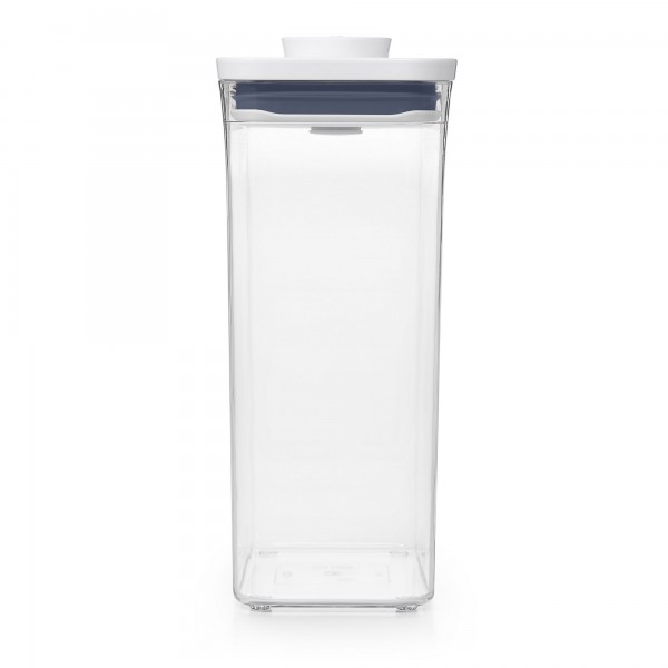 Pote Retangular 2,6 litros Oxo Pop 2.0 com Fechamento Hermético
