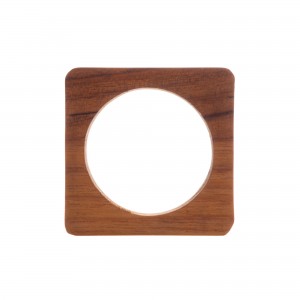 Jogo de Anel para Guardanapo Quadrado Woodart Agra de Teca 4 Peças