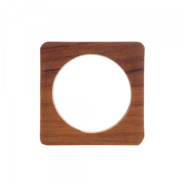 Jogo de Anel para Guardanapo Quadrado Woodart Agra de Teca 4 Peças