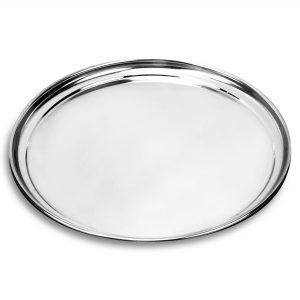 Kit 2un Bandeja Garçom 45cm James.F Reforçada Aço Inox