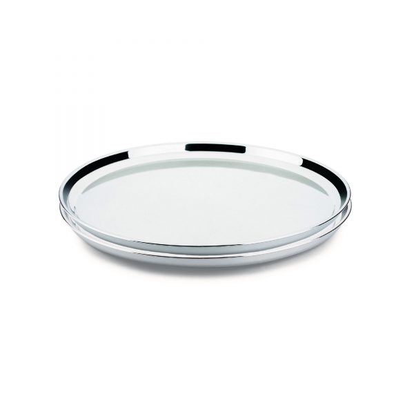 Kit 2un Bandeja Garçom 35cm James.F Reforçada Aço Inox