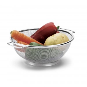 Cesto para Lavar Frutas 22cm James.F de Aço Inox