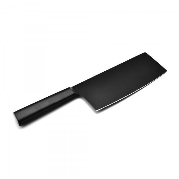 Cutelo Santoku James.F Black Lâmina Média 18cm Forjada