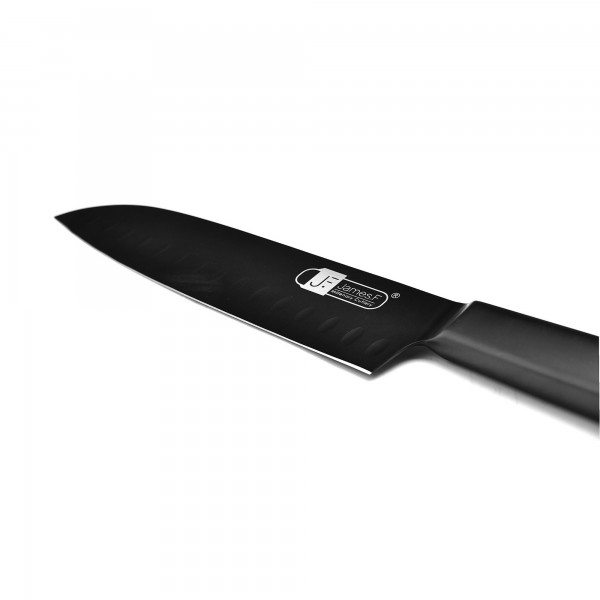 Faca Santoku James.F Black 18cm Forjada