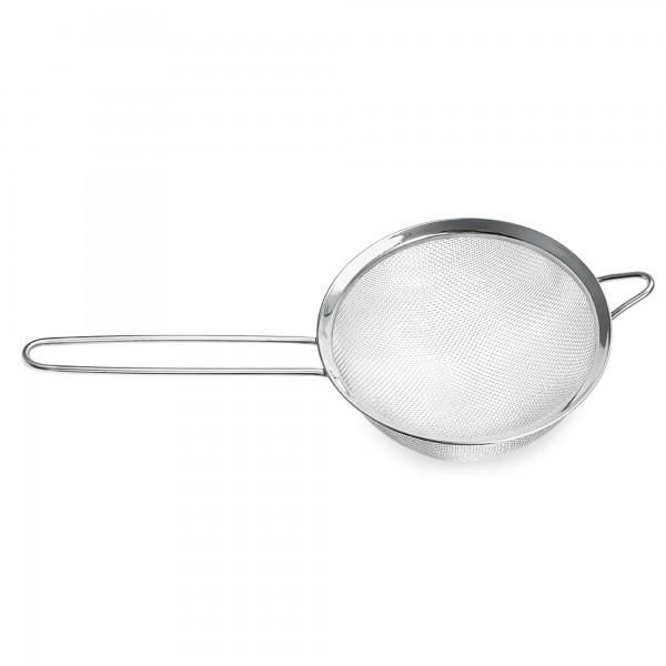 Peneira com Cabo 16cm James.F de Aço Inox