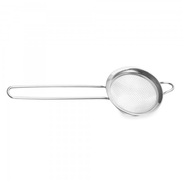 Peneira com Cabo 8cm James.F de Aço Inox